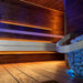 This pair of PROSAUNAS flexible 10-foot LED light strips illuminate the beauty of your sauna and are incredibly versatile