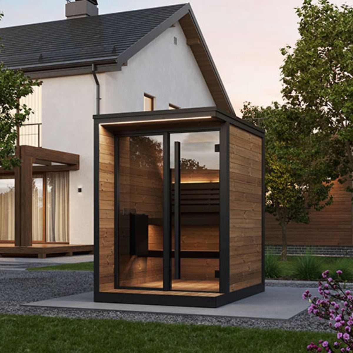 With outward views to further enhance the spaciousness of this luxurious environment.