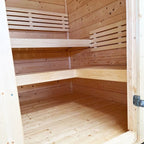 SaunaLife G2 Sauna Kit's interior
