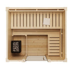 SaunaLife G2 Sauna Kit's close up top view