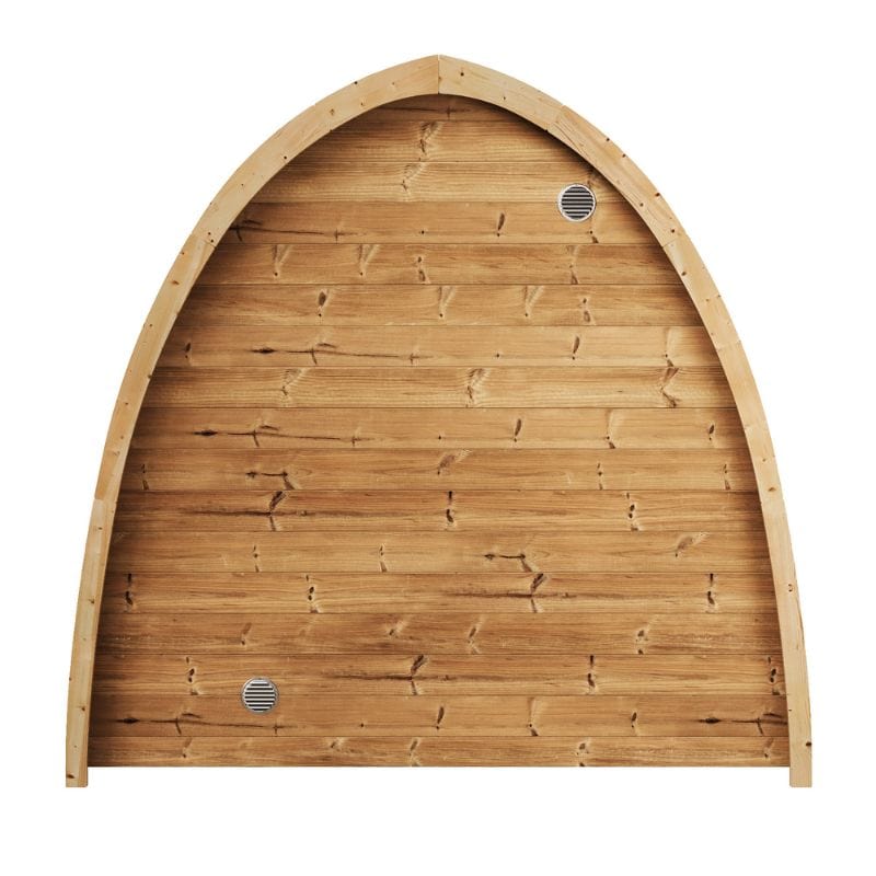 The back view of SaunaLife G3 Sauna