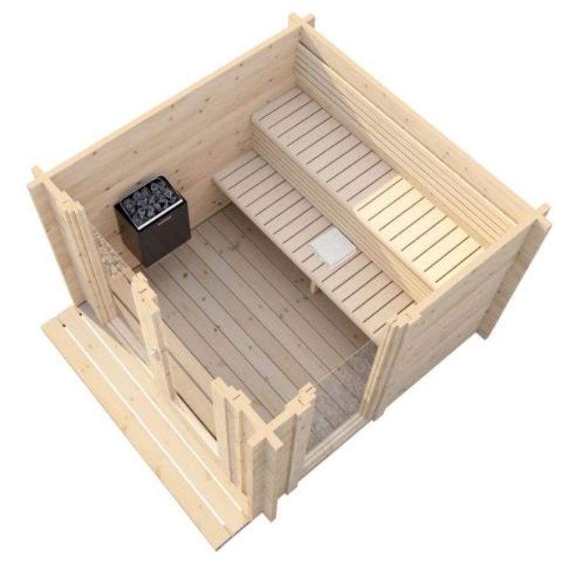 SaunaLife G4 Sauna Kit'a top view