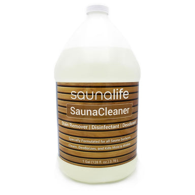 This is the SaunaLife Sauna Room/Wood Cleaner - 1 Gallon.