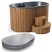 Introducing the SaunaLife Model S2N 2-Person Natural Cold/Hot Immersion Tub + Insulated Tub Cover Bundle!
