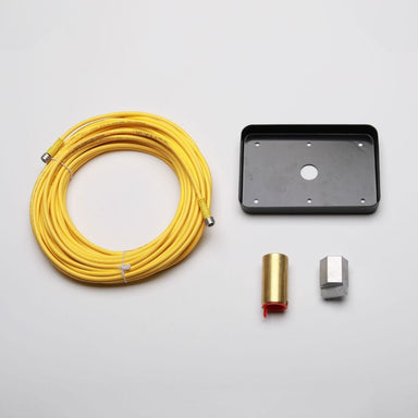 The RIK-STC rough-in mounting kit includes a mud ring for the SignaTouch control, steam head rough-in bell housing, bell housing installation tool, and a 50-foot data link cable.