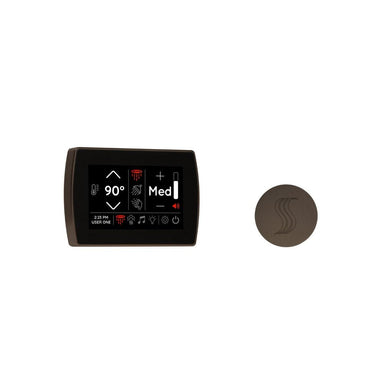 Enhance your shower with the ThermaSol SignaTouch Control and Steam Head Kit Round.