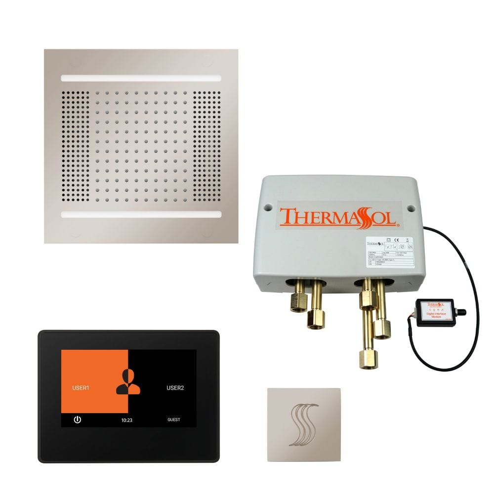 ThermaSol The Total Wellness Hydrovive14 Package with 7" ThermaTouch and Square