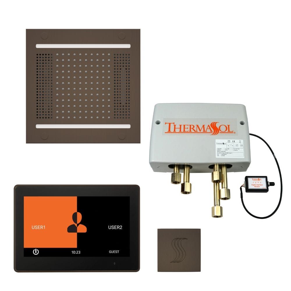 ThermaSol integrates technology into water, steam, lighting, and music to give you a true multi-sensory luxury shower experience. 