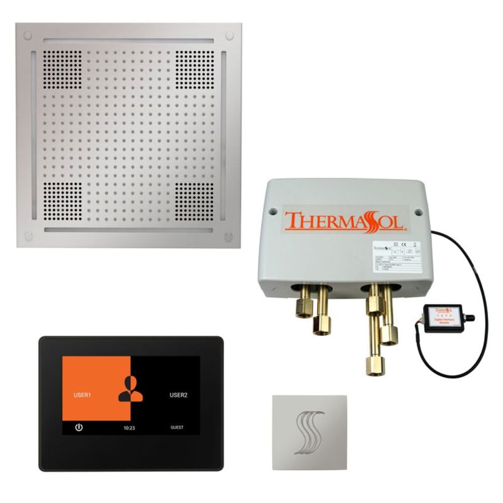 The ThermaTouch 7 control showcases all the features that ThermaSol has to offer including lights, music, temperature, dozens of apps, tranquility scenes, programmed sound therapy sessions, and even TV - all with a simple touch or voice command. 