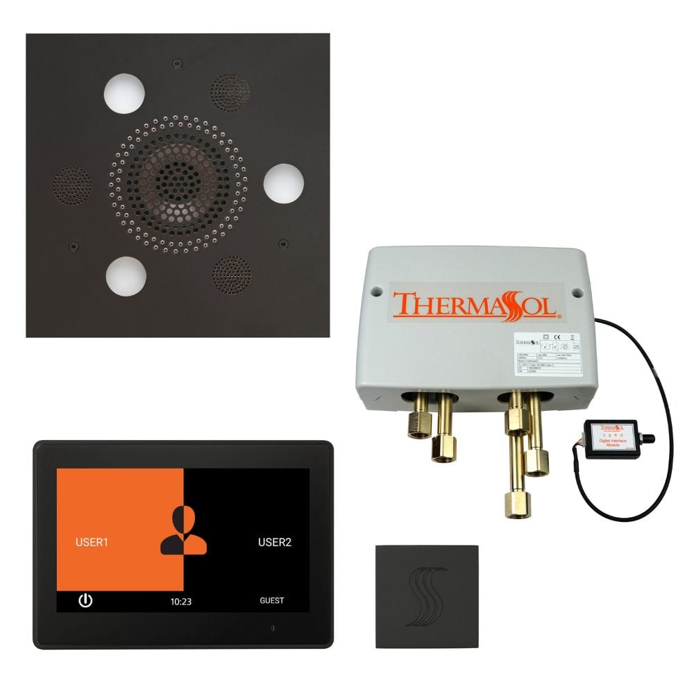 ThermaSol integrates technology into water, steam, lighting, and music to give you a true multi-sensory luxury shower experience. 