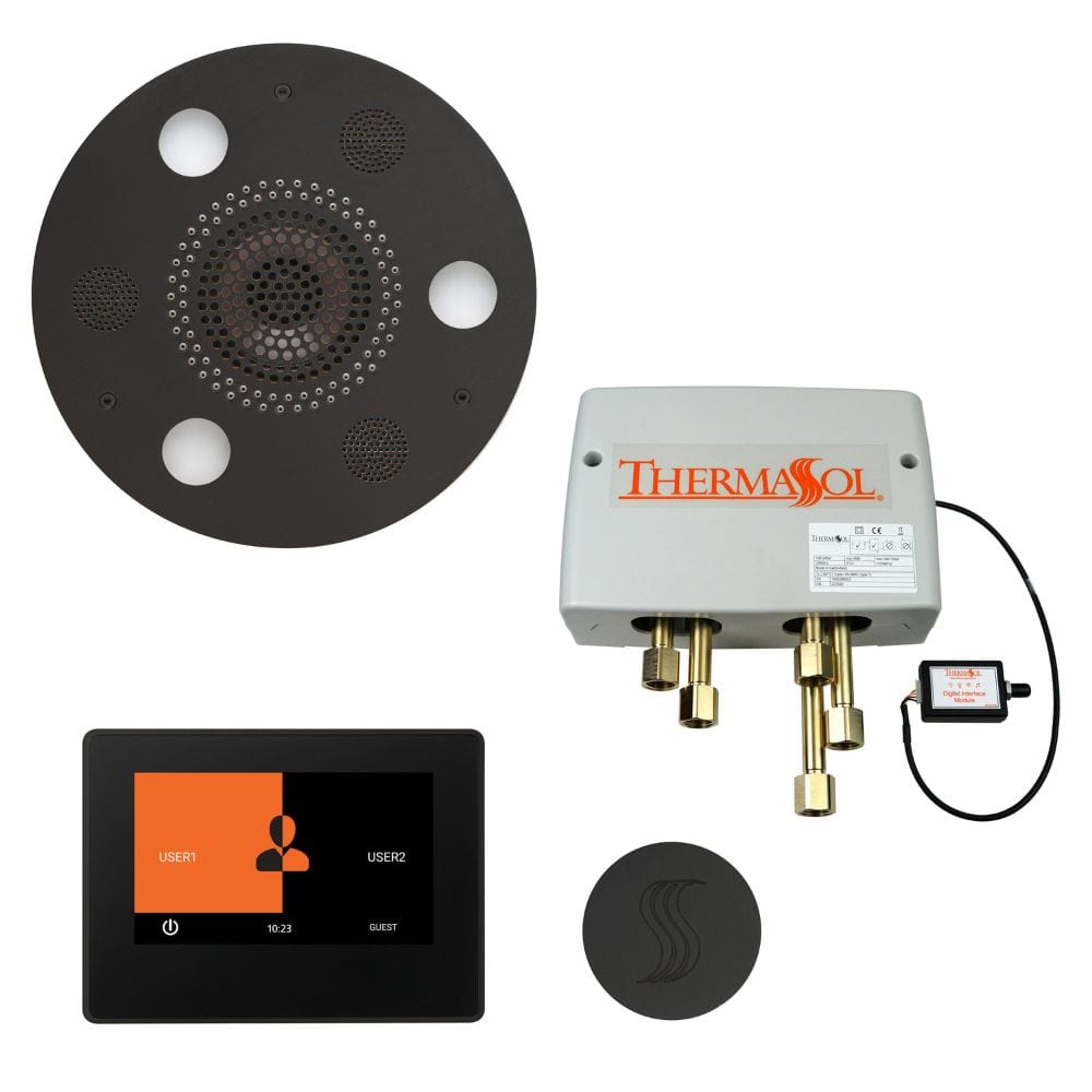 ThermaSol integrates technology into water, steam, lighting, and music to give you a true multi-sensory luxury shower experience. 