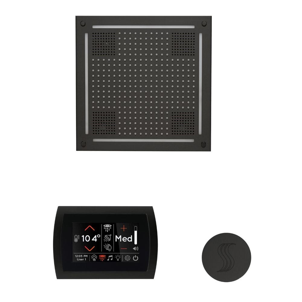 The ThermaSol Hydrovive Wellness Steam Package with SignaTouch Round allows for a comprehensive steam experience at your fingertips.
