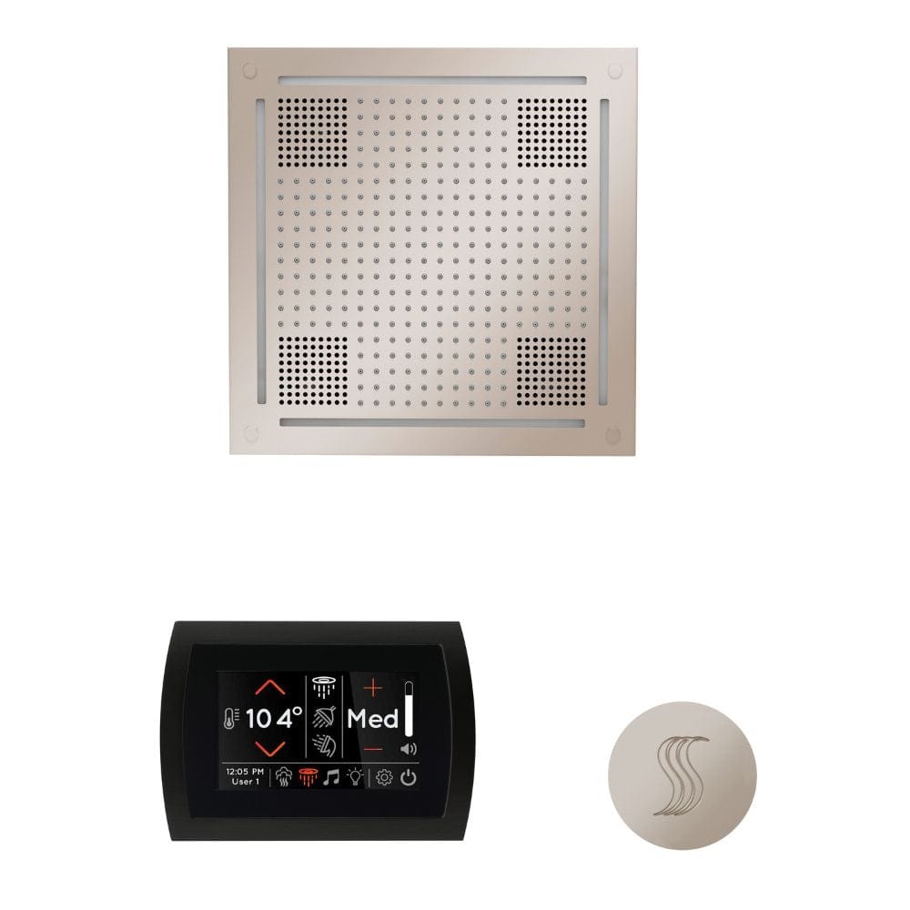 The ThermaSol Hydrovive Wellness Steam Package with SignaTouch Round allows for a comprehensive steam experience at your fingertips.