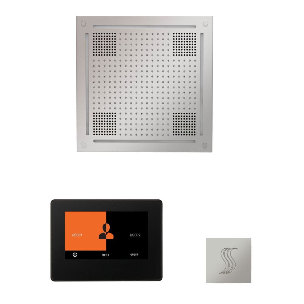 The ThermaSol Hydrovive Wellness Steam ThermaTouch package offers a comprehensive steam experience easily accessible through a 7" Touchscreen. 