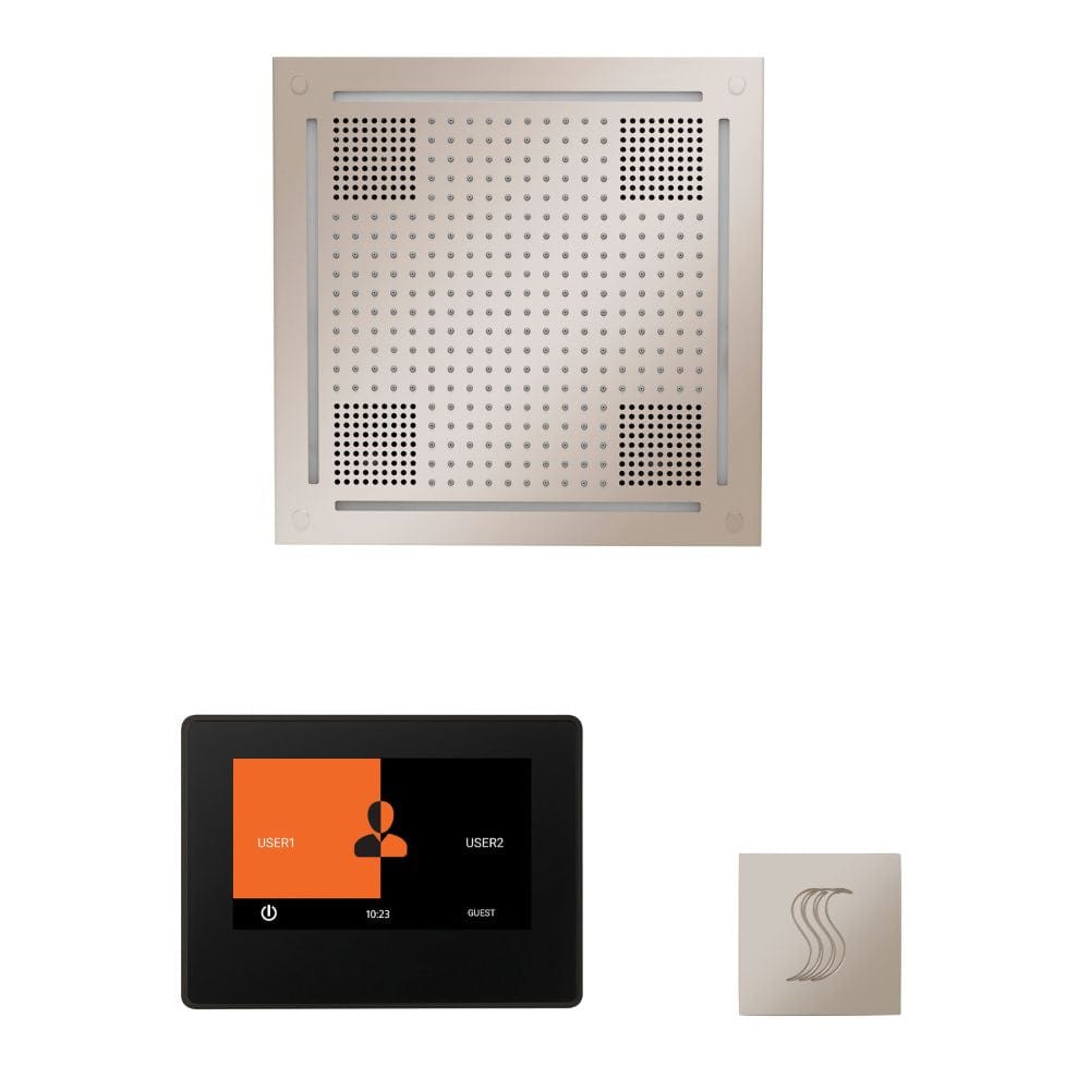 The ThermaSol Hydrovive Wellness Steam ThermaTouch package offers a comprehensive steam experience easily accessible through a 7" Touchscreen. 