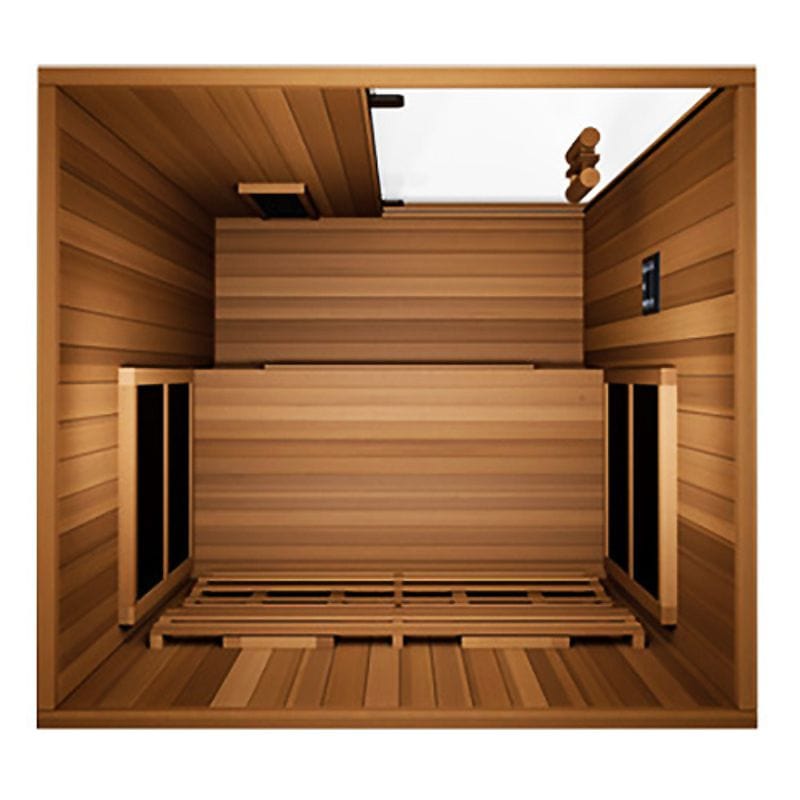 Finnmark 2-Person Infrared Sauna full inside-view